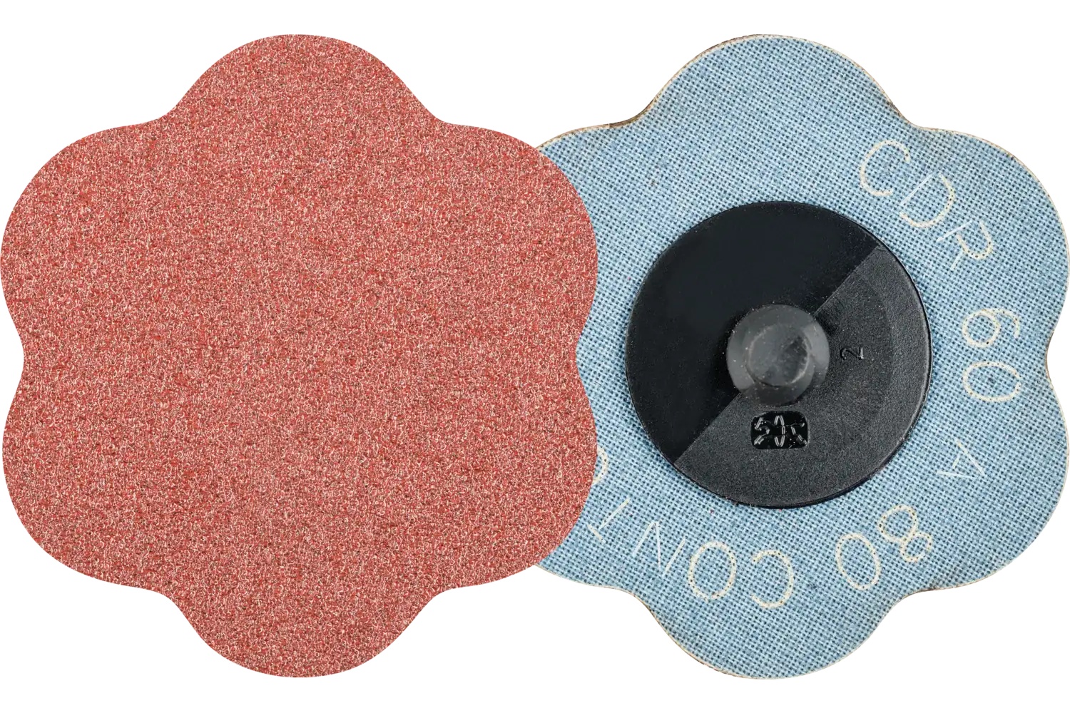 Picture of Pferd CombiDisc Contour Abrasive Disc, 2-3/8" Dia, Type CDR, 80 Grit, Aluminum oxide
